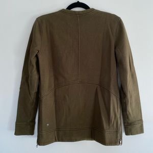 Lululemon Olive Pullover Sweater, Size 4